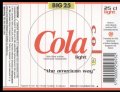 Cola Light - Brystetiket