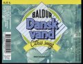 Baldur Dansk vand citrus smag 0,5 liter