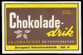 Chokolade drik - Brystetiket