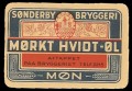 Mrkt Hvidt-l firkantet - Brystetiket