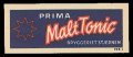 Prima Malt Tonic - Halsetiket