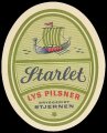 Starlet lys pilsner - Brystetiket