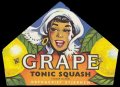 Grape Tonic Squash - Brystetiket