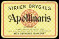 Apollinaris - Brystetiket