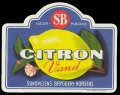 Citron vand - Brystetiket