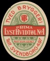 Prima lyst hvidtl no. 1 - Oval Brystetiket