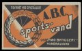 A.B.C. Sportsvand - Brystetiket