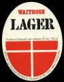 Waitrose lager - Brystetiket