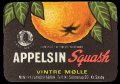 Appelsin Squash - Brystetiket